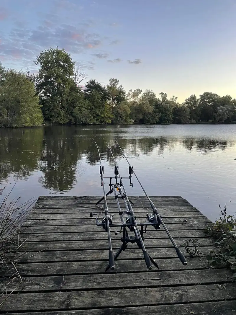 Pêche dans l'étang privé
