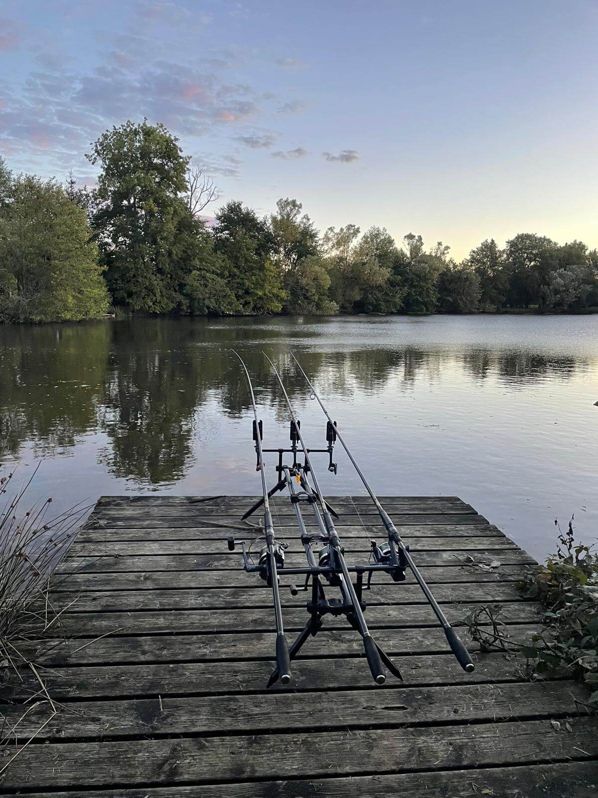 Pêche dans l'étang privé